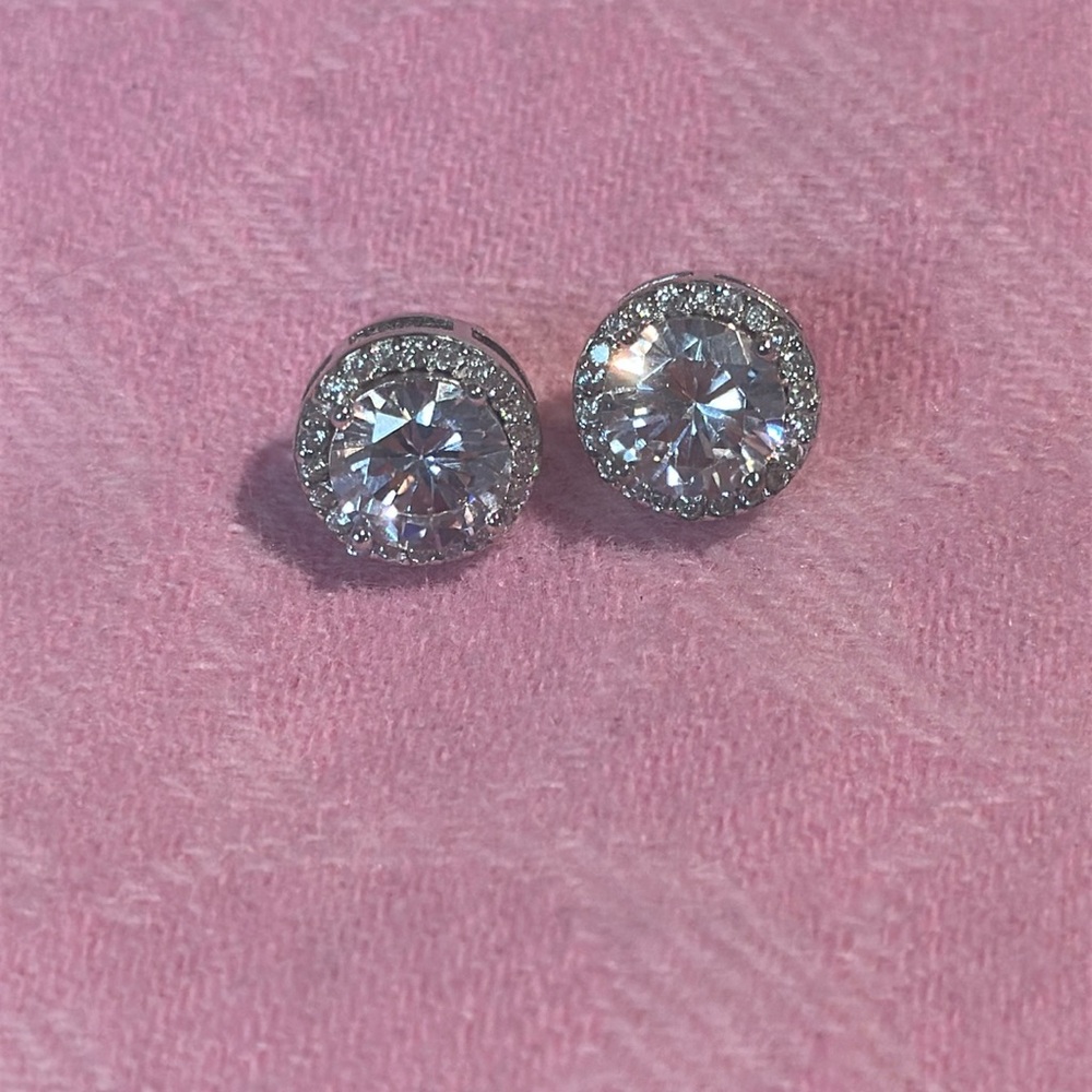 Elegant Silver Stud Earrings
